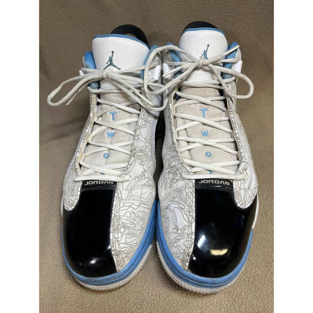 Jordan Dub Zero University Blue White Black 311046-114 Mens Size 11